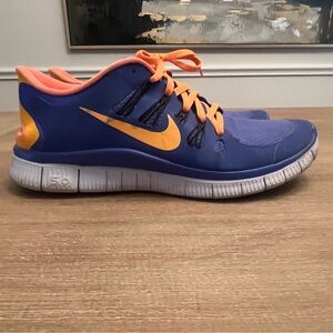 Nike Purple & Orange Running Shoe